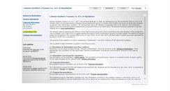 Desktop Screenshot of lehmanbrotherstreasury.com